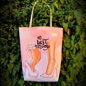Torba - best mom roza petke