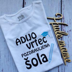 Majica otroška - adijo vrtec