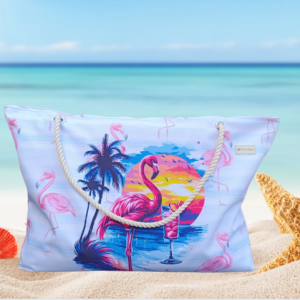 Plažna torba - flamingo